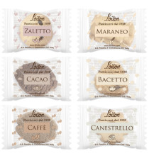Biscotti al burro assortiti - Loison - scatola da 200 biscotti