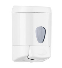 Dispenser da muro Prestige per sapone liquido - capacità 0,55 L - bianco - Mar Plast