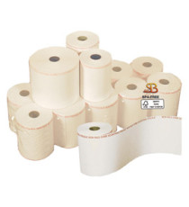 Rotolo per bilancia - 57,5 mm x 30 m - 55 gr - diametro esterno 50 mm - anima 12 mm - carta termica BPA free - Sabacart