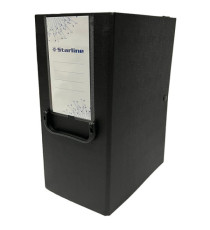 Scatola archivio con maniglia - dorso 16 cm - 25 x 35 cm - nero - Starline