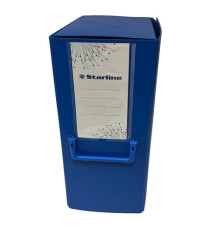 Scatola archivio con maniglia - dorso 20 cm - 25 x 35 cm - blu - Starline
