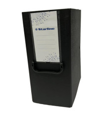 Scatola archivio con maniglia - dorso 20 cm - 25 x 35 cm - nero - Starline