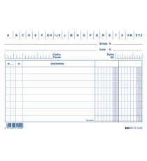 Schede - 2 colonne - 10,5x15 cm (orizzontale) - Edipro - conf. 100 pezzi