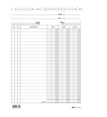 Schede - dare/avere/saldo - 21 x 15 cm - Edipro - conf. 100 pezzi