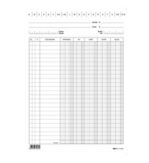 Schede - dare/avere/saldo/iva - 24x17 cm (verticale) - Edipro - conf. 100 pezzi