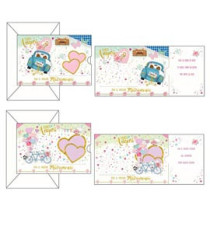 Biglietto auguri Matrimonio - 11,7 x 17 cm - 4 soggetti assortiti - Kartos