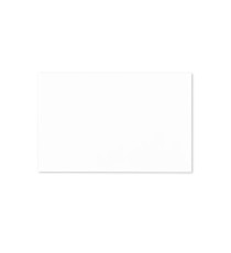 Scatola 100 biglietti bianchi - Bristol - 9 x 14 cm - 240 gr - Rex Sadoch