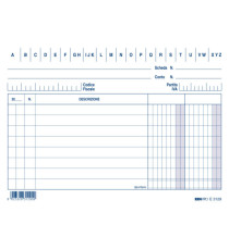 Schede - 2 colonne - 10,5 x 15 cm (orizzontale) - Edipro - conf. 100 pezzi
