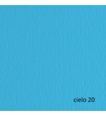 Cartoncino Elle Erre - 50 x 70 cm - 220 gr - cielo 120 - Fabriano - blister 20 fogli