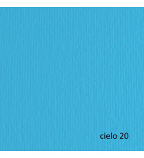 Cartoncino Elle Erre - 50 x 70 cm - 220 gr - cielo 120 - Fabriano - blister 20 fogli