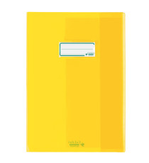 Coprimaxi Colibrì - A4 - ecoPE - 180 mic - c/alette - liscio -  giallo trasparente - Favorit