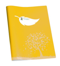 Coprimaxi Green - 21 x 30 cm - carta - 120gr  - c/tasche - giallo - Colorosa