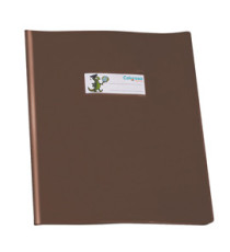 Coprimaxi GreenLine - 21 x 30 cm - PVC - 220 mic - c/alette - lucido - marrone - Colorosa