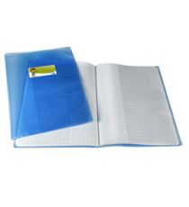 Coprimaxi PT1 F - 21 x 30 cm - PP - 100 mic - c/alette - liscio - blu trasparente - Sei Rota