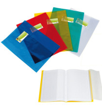 Coprimaxi PT1 F - 21 x 30 cm - PP - 100 mic - c/alette - liscio - blu trasparente - Sei Rota