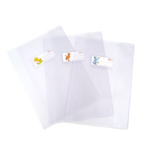 Copriquaderno Superseta - A5 - PVC  - c/alette - A5 - neutro trasparente - Colorosa