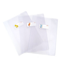 Copriquaderno Superseta - A5 - PVC  - c/alette - A5 - neutro trasparente - Colorosa