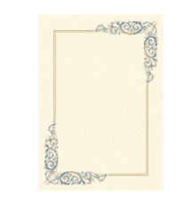 Diplomi in pergamena - stampa offset - A4 - 160 gr - avorio - Kartos - conf. 10 pezzi