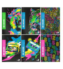 Maxiquaderno Be more Fluo - A4 - rigo di 3a - 36+2 fogli - 100gr - BM