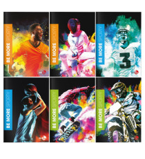 Maxiquaderno Be More Sport - A4 - rigo di 3a - 36+2 fogli - 100gr - BM