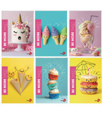Maxiquaderno Be More Sweet - A4 - 1 rigo - 36+2 fogli - 100gr - BM