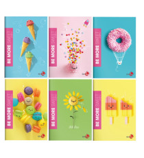 Maxiquaderno Be More Sweet - A4 - 1 rigo c/margine - 36+2 fogli - 100gr - BM