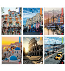 Maxiquaderno Città fantasia - A4 - 4mm c/margine - 40+2 fogli - 80gr - BM