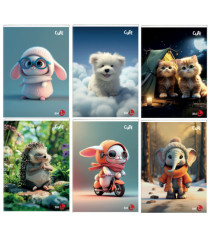 Maxiquaderno Cute fantasia - A4 - 4mm - 40+2 fogli - 80gr - BM