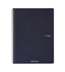 Maxiquaderno Ecoqua original - A4 - 90gr - 5mm - 70 fogli - blu scuro - spiralato - Fabriano