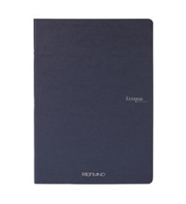 Maxiquaderno Ecoqua original PM - A4 - 1 rigo - 40 fogli - 90gr - blu scuro - Fabriano