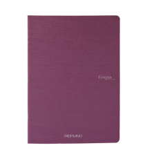 Maxiquaderno Ecoqua original PM - A4 - 1 rigo - 40 fogli - 90gr - vino - Fabriano