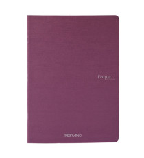 Maxiquaderno Ecoqua original PM - A4 - 1 rigo - 40 fogli - 90gr - vino - Fabriano