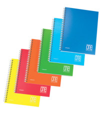 Maxiquaderno One Color PP - A4 - 4mm - 80+1 fogli - 80 gr - s/fori - spiralato - Blasetti