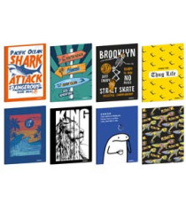 Maxiquaderno Teen Boy - A4 - 1 rigo c/margine - 20+1 fogli - 80 gr - Blasetti