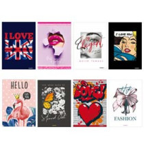 Maxiquaderno Teen Girl  - A4 - 1 rigo - c/margine - 20+1 fogli - 80 gr - Blasetti