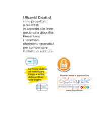 Ricambi didattici forati - A4 - rigo di 1a - 100 gr -Blasetti - conf. 40 pezzi
