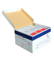 Scatola archivio ST-box - con coperchio - 37,5 x 42,5 x 26,5 cm - Starline