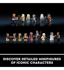 Lego Icons - Il Signore degli Anelli: Gran Burrone- Lego 10316 Esclusivo Una valle della Terra di Mezzo Anni 18+ 6167pz