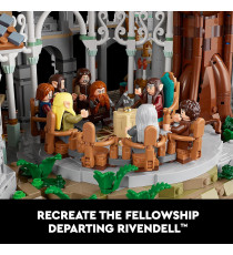 Lego Icons - Il Signore degli Anelli: Gran Burrone- Lego 10316 Esclusivo Una valle della Terra di Mezzo Anni 18+ 6167pz