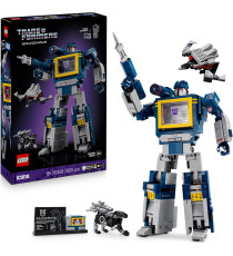 Lego Icons - Transformers: Soundwave - Lego 10358 Esclusivo con Figure Trasformabili tra cui Laserbeak e Ravage 1505pz Anni 18+
