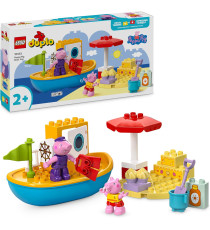 Lego Duplo - Viaggio in barca di Peppa Pig - Lego 10432 con Peppa Pig e Nonno Pig 23pz ANNI 2+