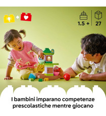 Lego Duplo - L’albero dell’equilibrio - Lego 10440 con 2 gufi, 2 uova apribili e una casa LEGO 27pz Anni 1.5+