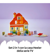 Lego Duplo Bluey - Casa della Famiglia di Bluey con gioco di memoria - Lego 10459 Con 3 Personaggi, Casetta 83pz Anni 3+