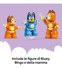 Lego Duplo Bluey - Casa della Famiglia di Bluey con gioco di memoria - Lego 10459 Con 3 Personaggi, Casetta 83pz Anni 3+