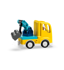 Lego Duplo - Veicoli da cantiere 3 in 1 - Lego 10475 include 2 personaggi 22pz Anni 2+