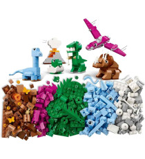 Lego Classic - Dinosauri creativi - Lego 11041 T. rex , il triceratopo, il pterosauro, il brontosauro 450pz Anni 5+