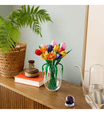 Lego The Botanical Collection - Bouquet di tulipani - Lego 11501 14 Tulipani Artificiali in 5 Colori Anni 18+ 576pz