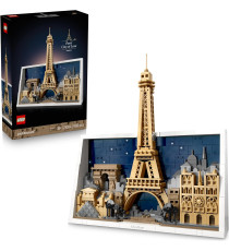 Lego Architecture - Parigi – La città dell’amore - Lego 21064 Parete 3D con Paesaggio Parigino Anni 18+ 958pz