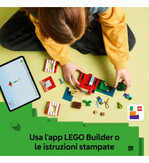 Lego Minecraft - Casa nella giungla esplosiva - Lego 21275 Barca, Figure di Steve, Creeper e Zombie, Funzione TNT 287pz Anni 8+