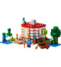 Lego Minecraft - Casa nella giungla esplosiva - Lego 21275 Barca, Figure di Steve, Creeper e Zombie, Funzione TNT 287pz Anni 8+